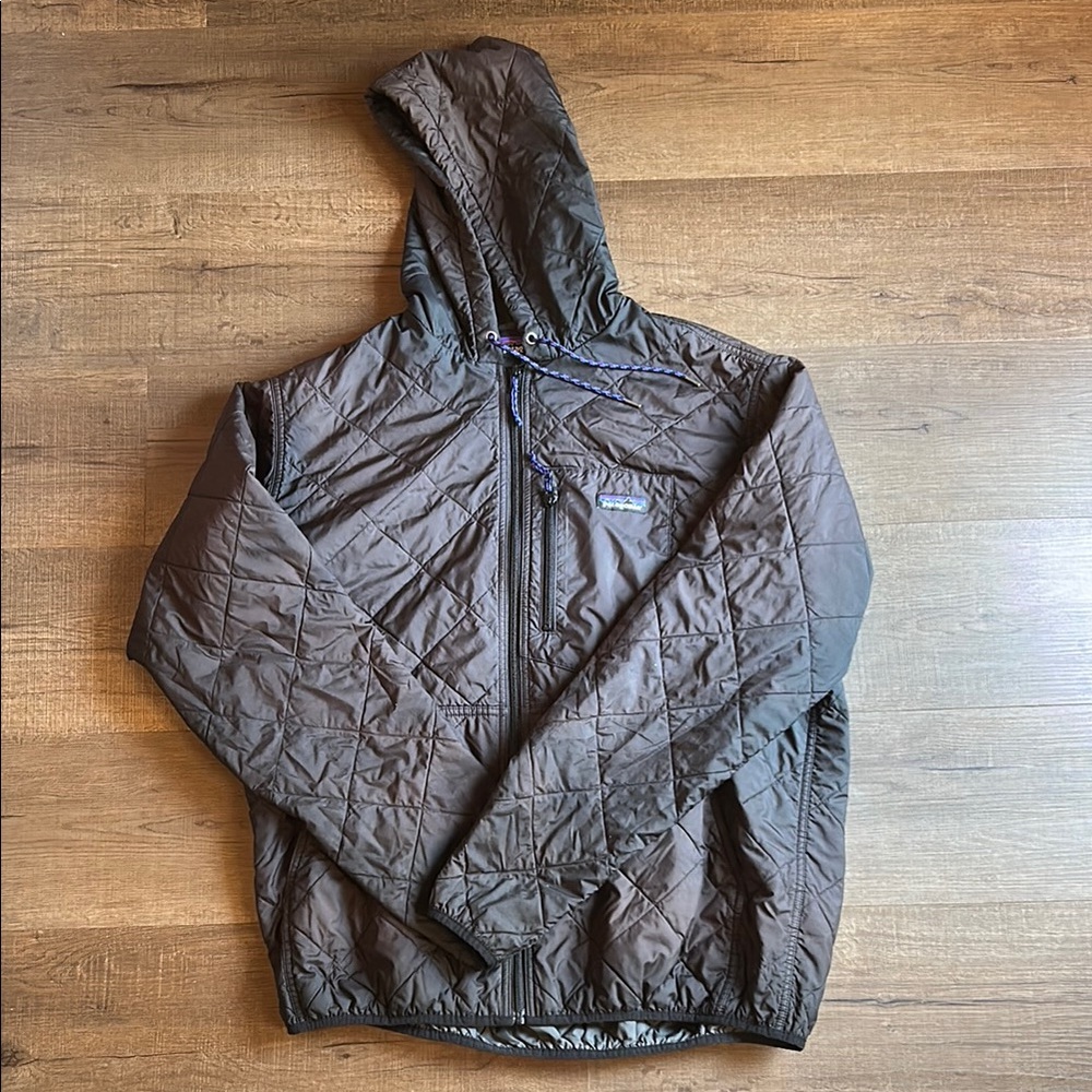 Patagonia Black Quilted Bomber Jacket